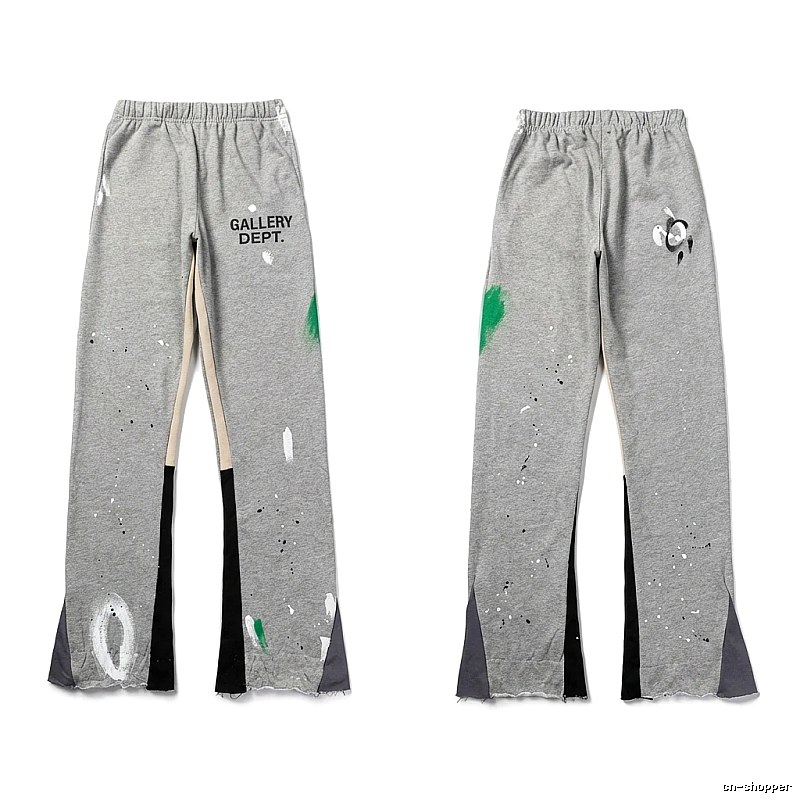 Gallery Dept graffiti-style grey trousers