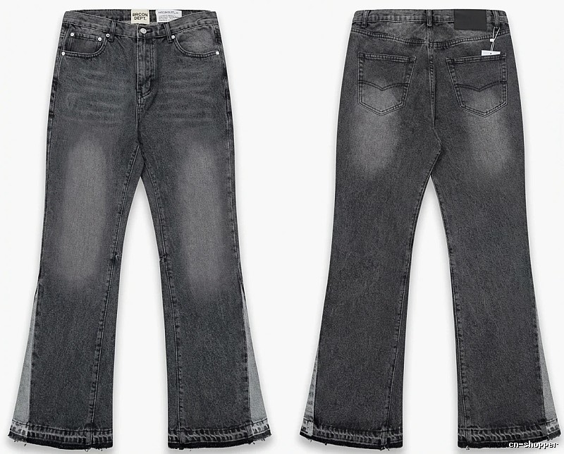 Gallery Dept. Ripped Retro Style Grey Pants