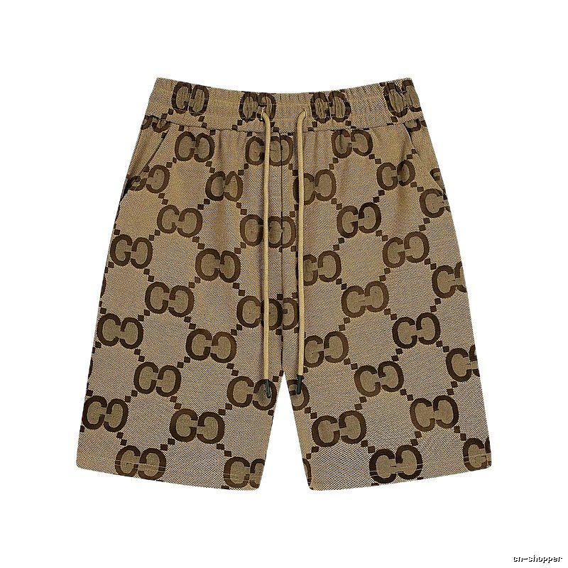 Gucci Double G Brown Retro Shorts