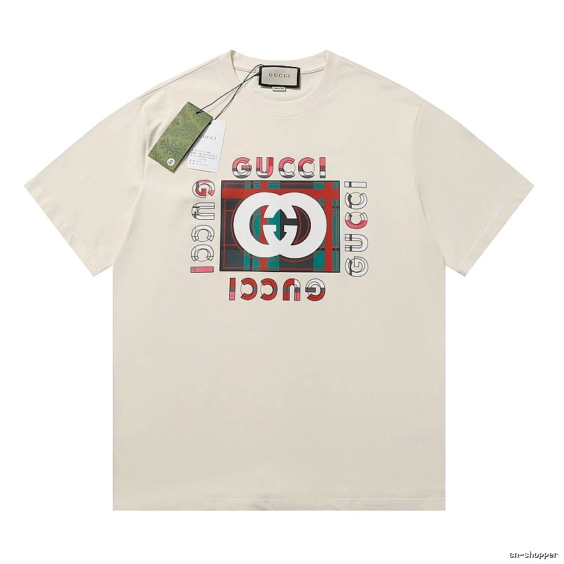 Gucci printed fashion white T-shirt