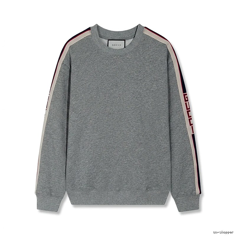 Gucci retro-style grey sweatshirt