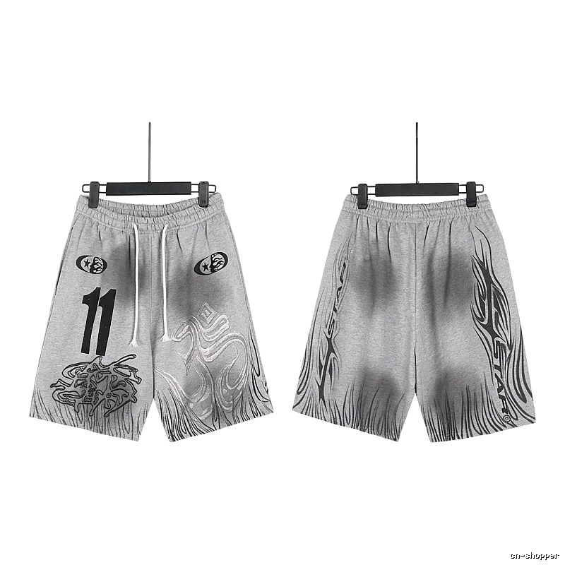 Hellstar dark style gray shorts