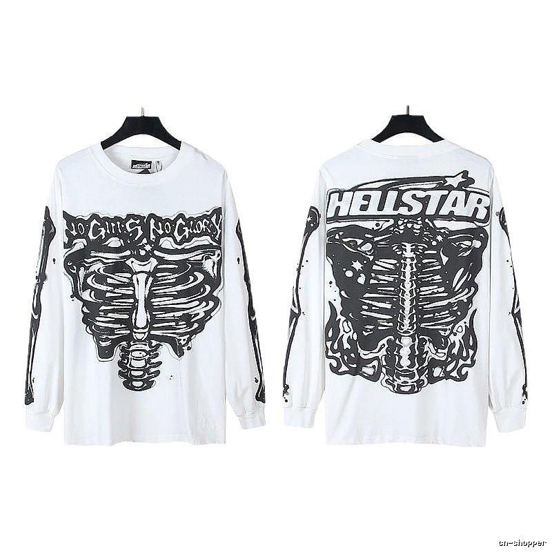 Hellstar Dark Style Skull White T-shirt