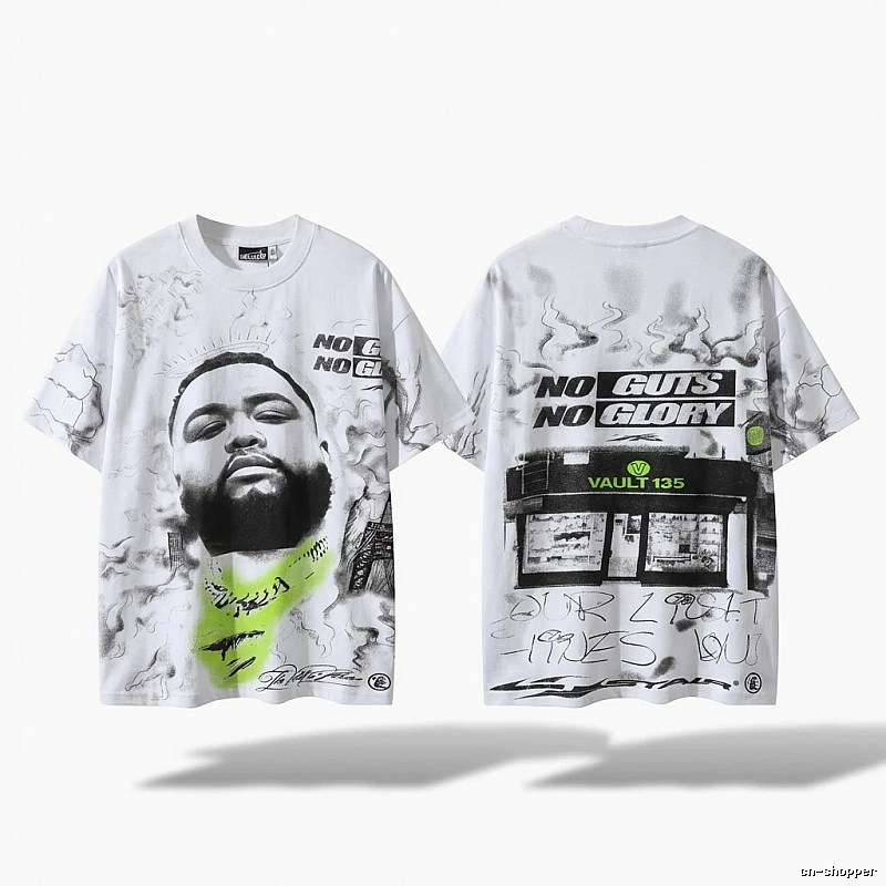 Hellstar Graffiti Style White T-shirt