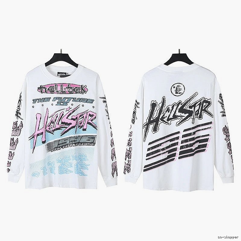 Hellstar Graffiti Trendy Cool White Sweatshirt