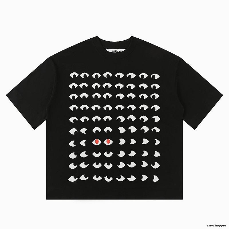 House of Errors Dark Trendy Cool Black Short-sleeve