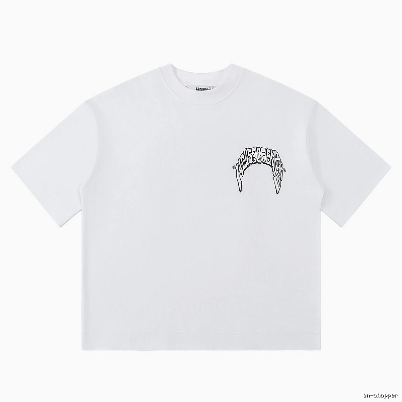 House of Errors Trendy White Short-sleeve Shirt