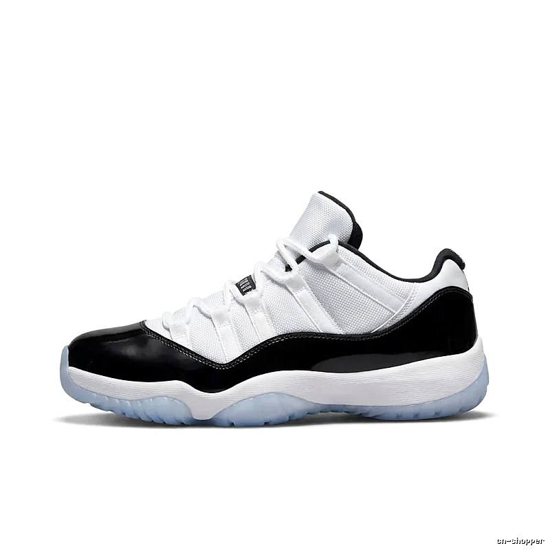Jordan 11 Black and White Trendy Sports Shoes