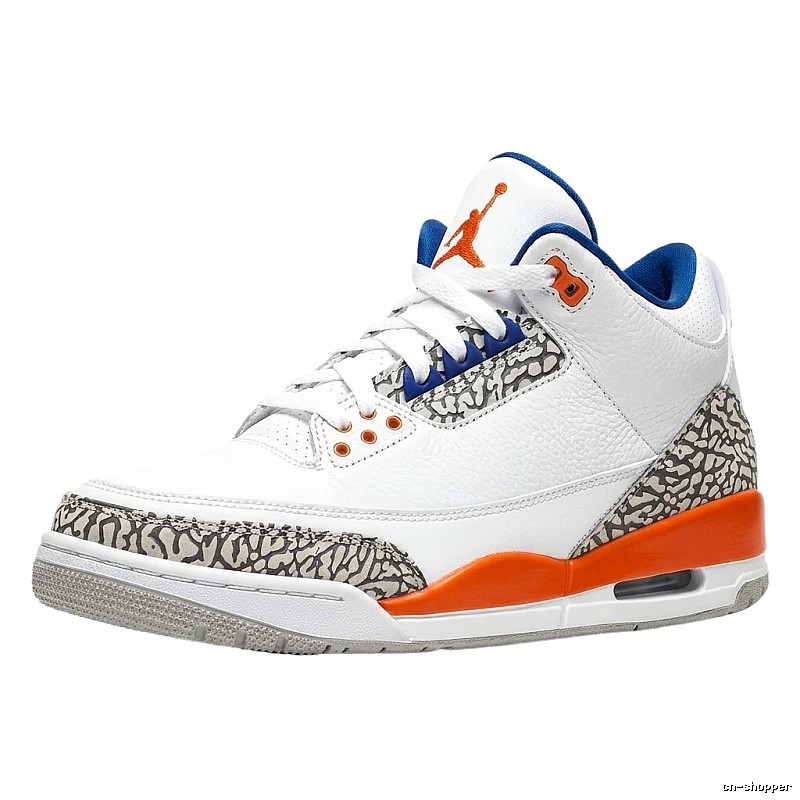 Jordan 3 Generation Trendy White-Orange Shoes