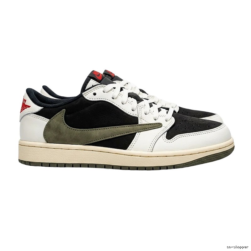 Jordan AJ1 Black and White Retro Sneakers