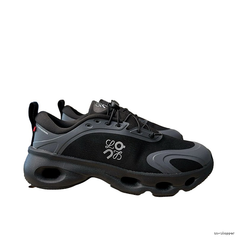 LOEWE black casual sports shoes