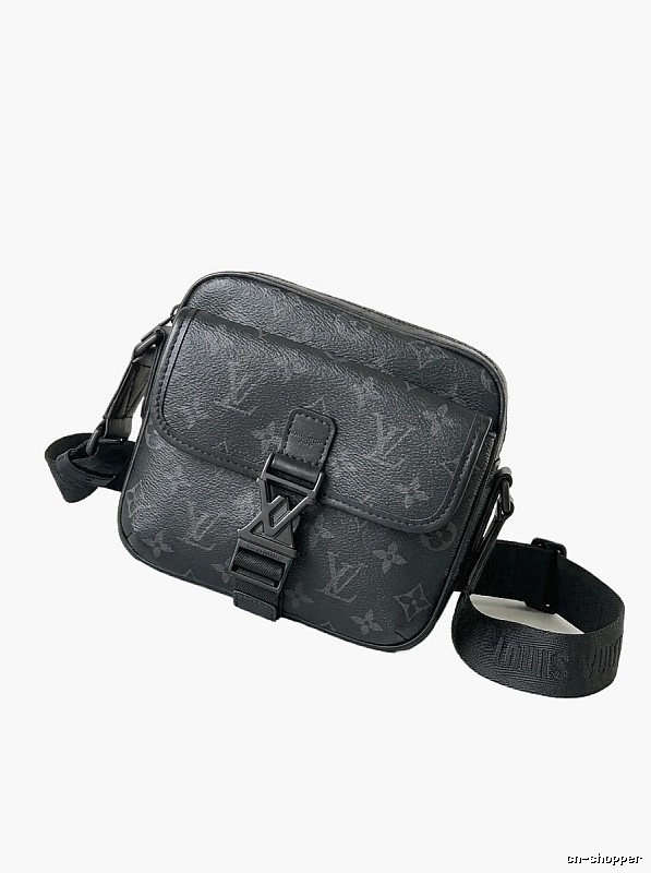 Louis Vuitton printed fashion style black bag