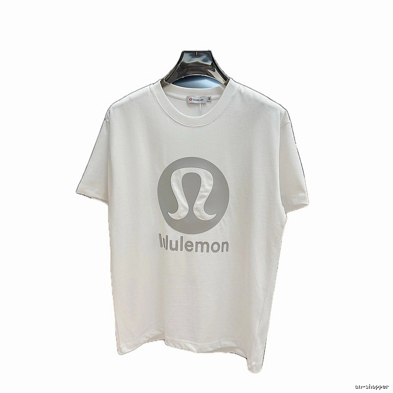 lululemon Classic Printed Sporty White T-Shirt