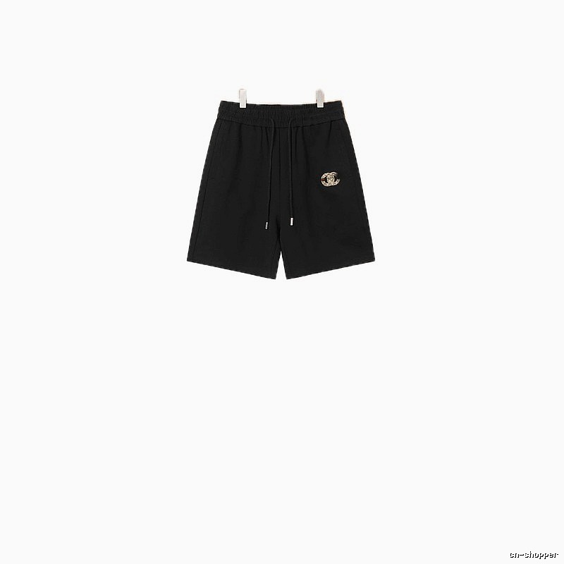 LV casual style black shorts