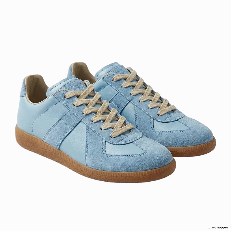 Maison Margiela German training style light blue shoes