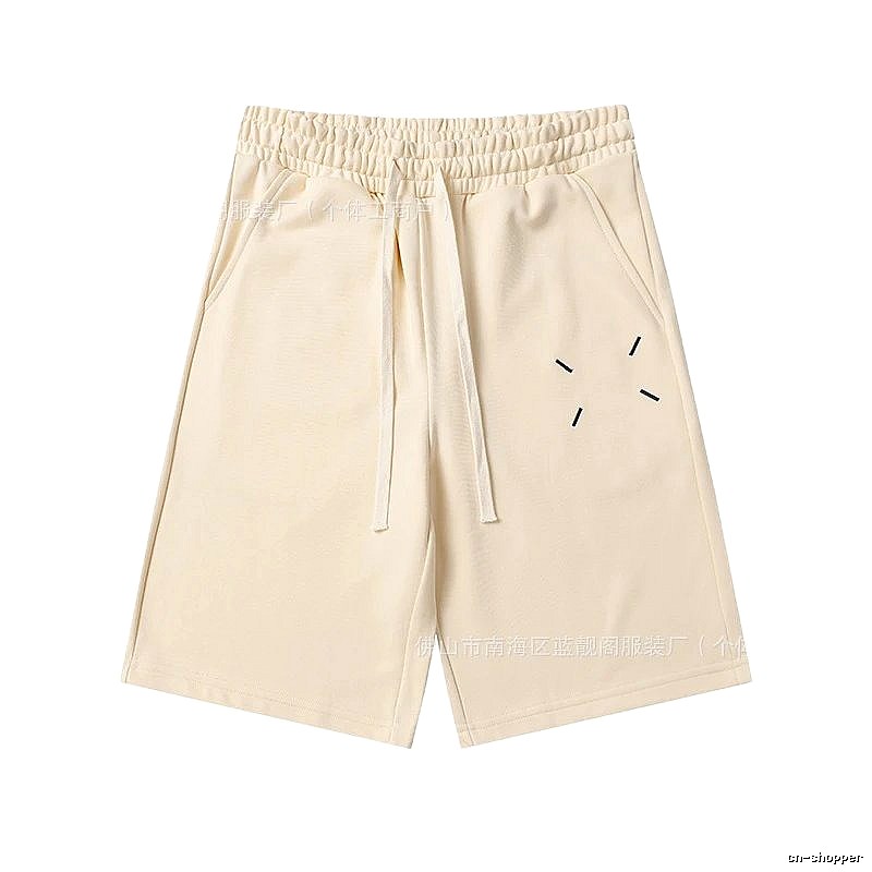 Maison Margiela minimalist style beige shorts