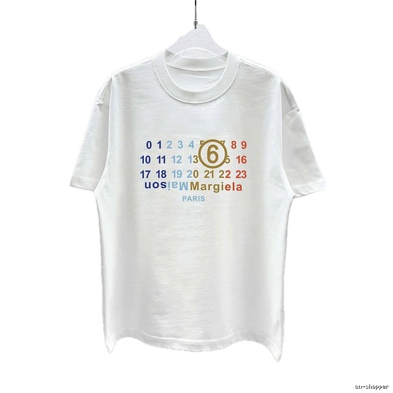 Maison Margiela MM6 Casual Style White T-Shirt