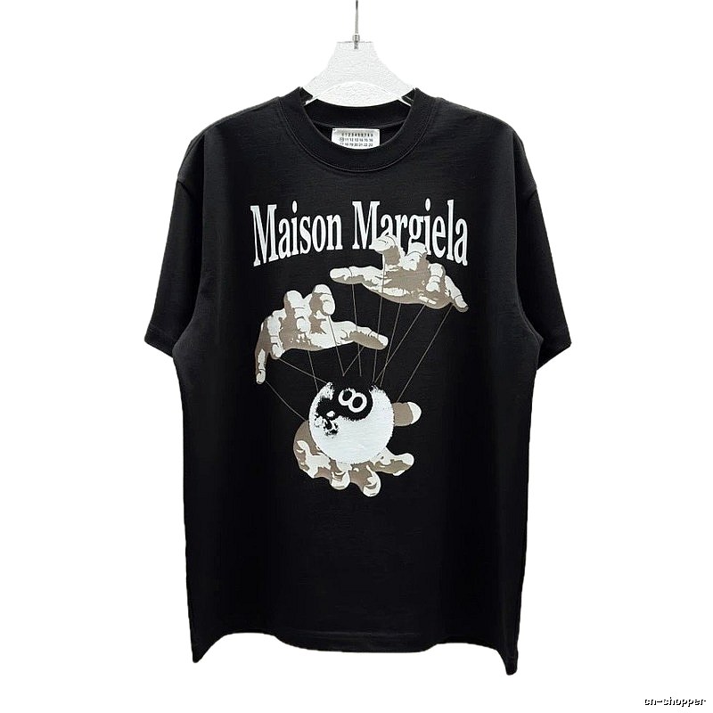 Maison Margiela Puppet Print Trendy Cool Black T-Shirt