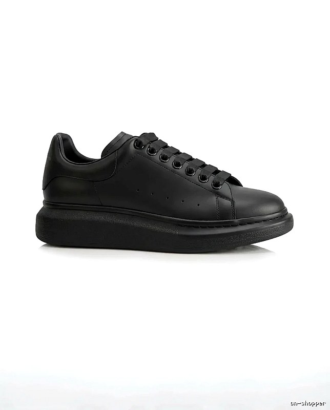 McQueen Thick-soled Casual Style Black Shoes