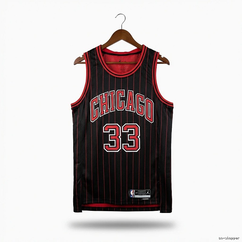 Michael Jordan retro black and red jersey