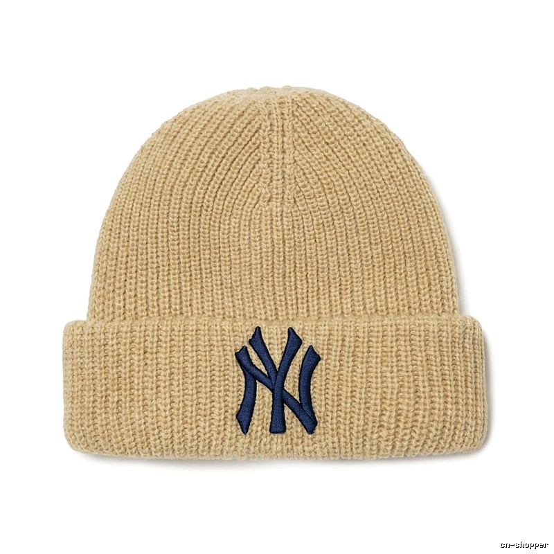 MLB classic beige knitted hat