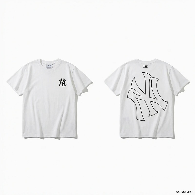 MLB New York Yankees minimalist style white T-shirt