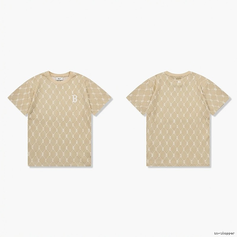 MLB Old Flower Style Beige T-shirt
