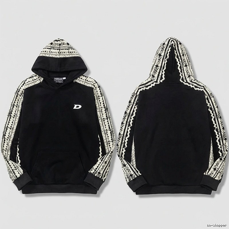 MLB retro style black hoodie