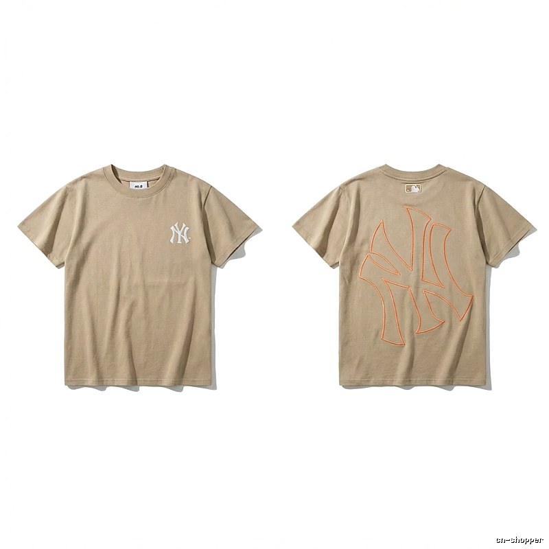 MLB retro style khaki T-shirt