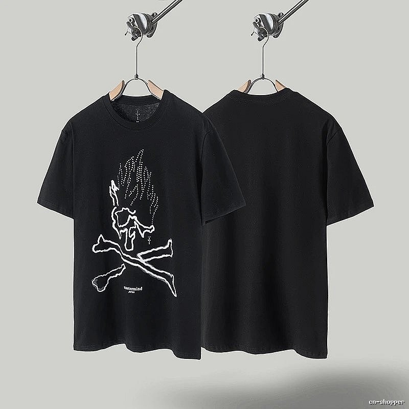 MMJ x Travis Scott Skull Street Style Black T-Shirt