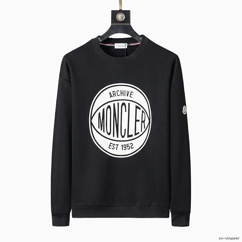 Moncler Archive Retro Style Black Sweatshirt