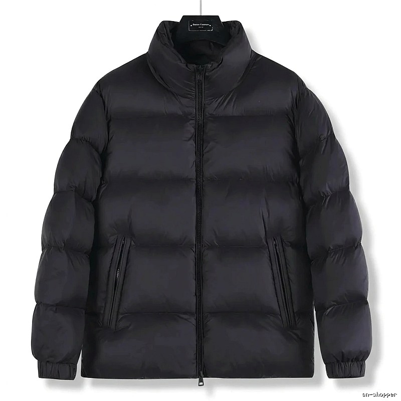 Moncler black casual down jacket