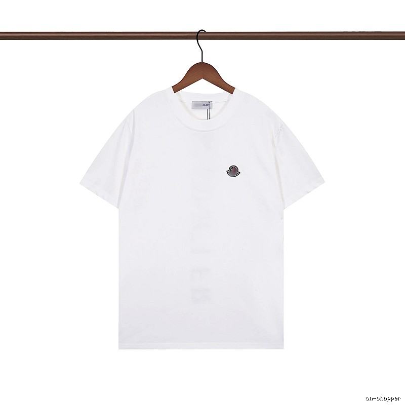 Moncler Classic Minimalist Style White Short-sleeve T-shirt
