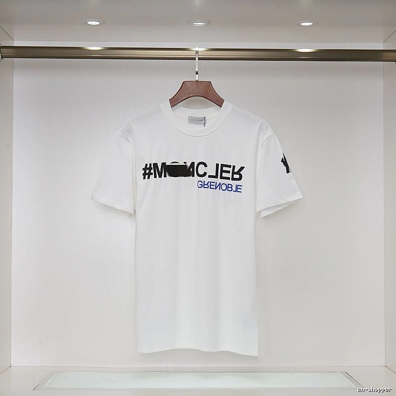 Moncler Grenoble Trendy Printed White T-Shirt