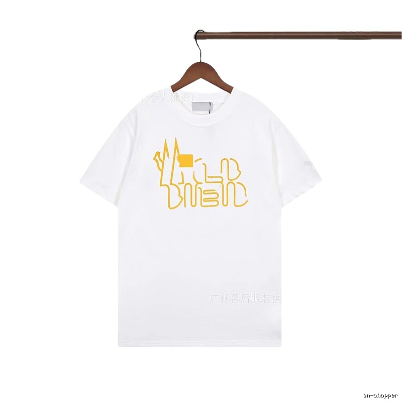Moncler Line Sketch Print Casual Style White T-Shirt