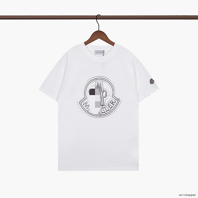 Moncler Logo Collection Trendy Style White T-Shirt