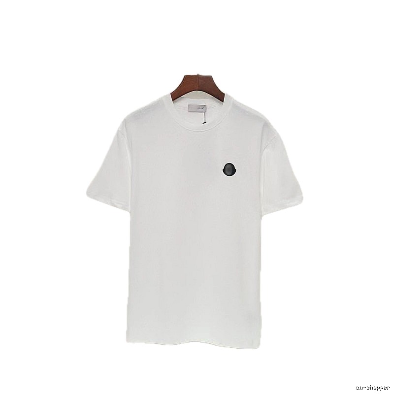 Moncler Minimalist Casual Style White Short-sleeved T-shirt