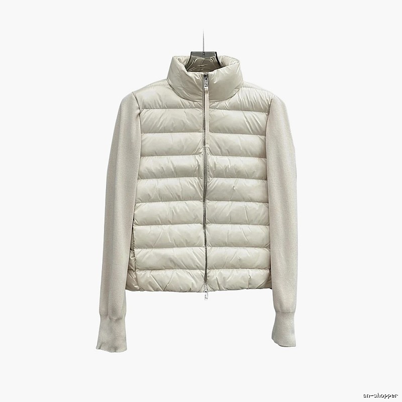 Moncler patchwork trendy down jacket