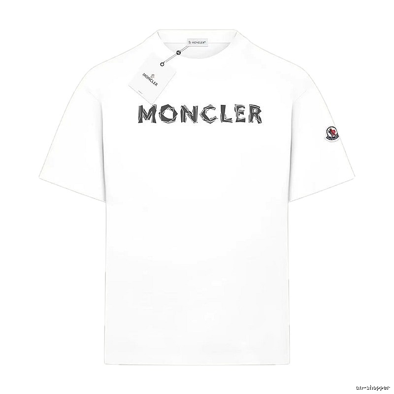 Moncler Simple and Fashionable White T-shirt