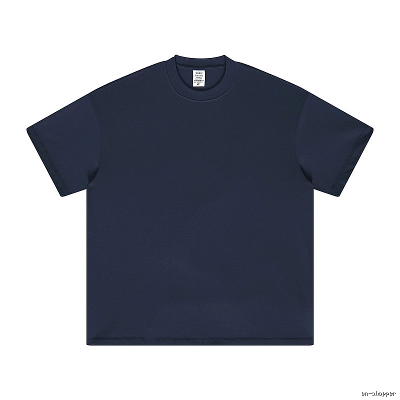 Monogram Plain white T-shirt Minimal White Short for Layered Styling