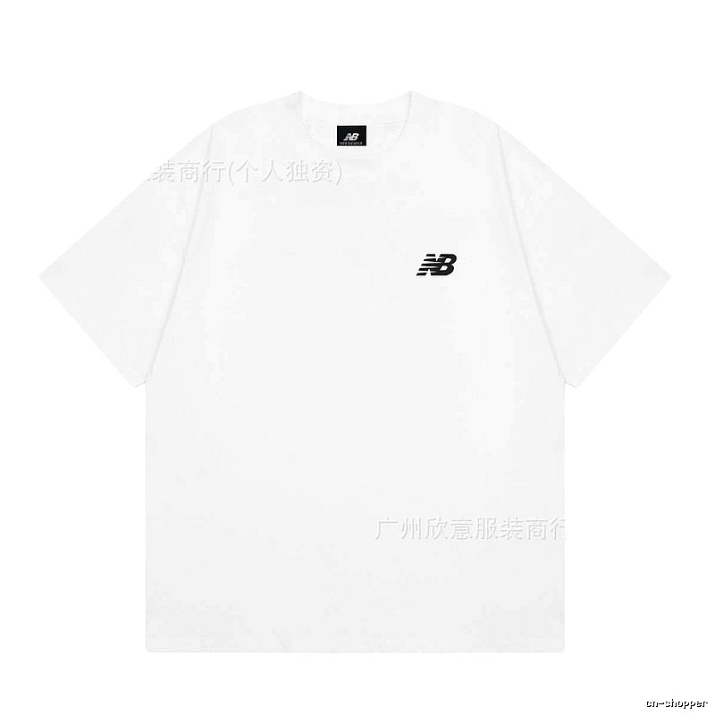 New Balance Classic Casual Style White Short-sleeve T-shirt