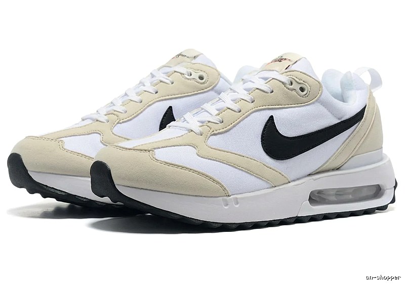 Nike Air Max retro-style white shoes