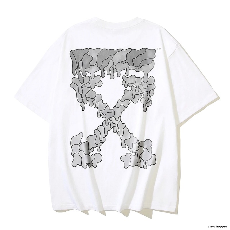 Off-White Gradient Style White T-shirt