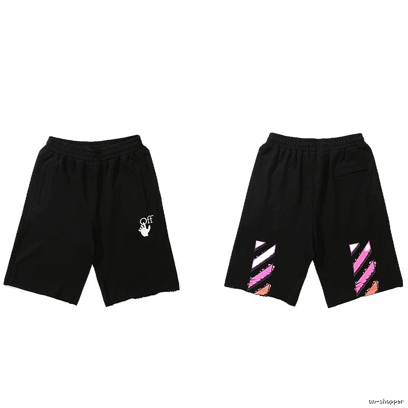 Off-White trendy and cool style black shorts