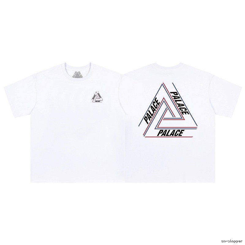 Palace Classic Triangle Street Style White T-shirt