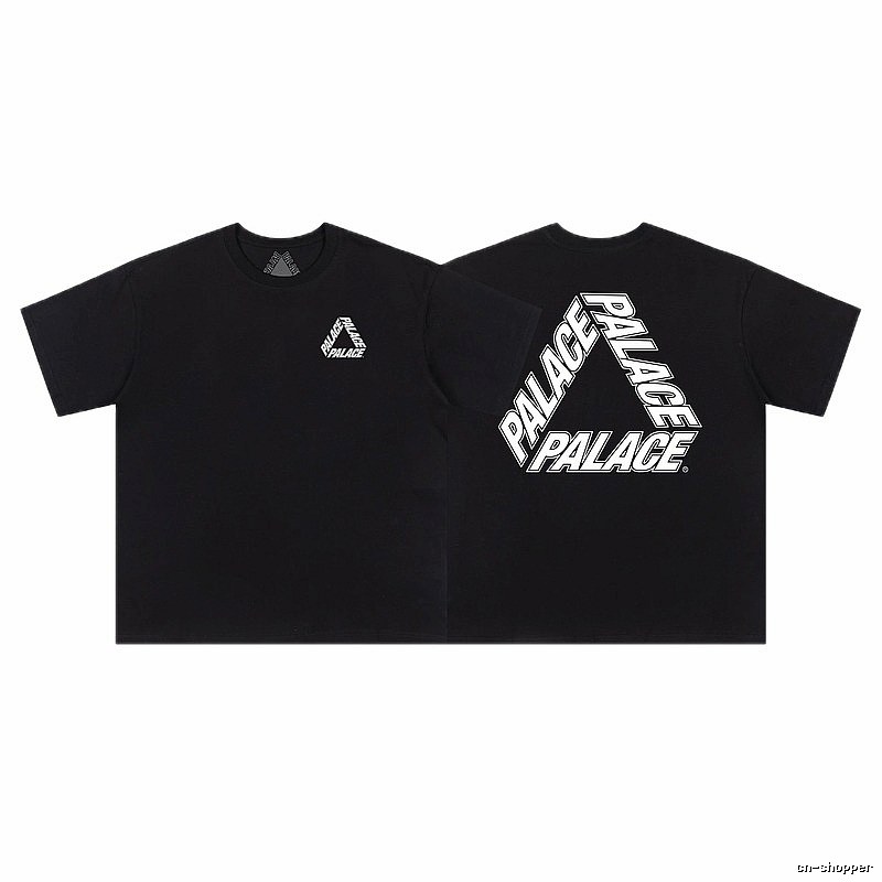 Palace Classic Triangular Street Style Black T-Shirt