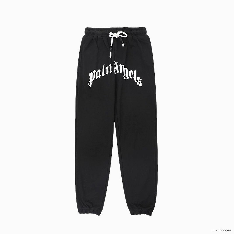 Palm Angels Gothic Style Black Sweatpants