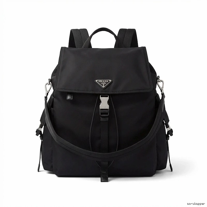 Prada classic black backpack