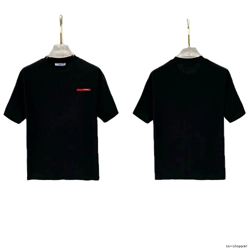 Prada Red Label Minimalist Black Short-sleeve T-shirt