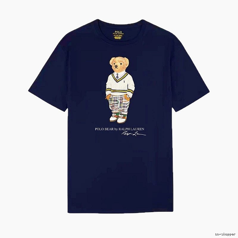 Ralph Lauren Bear Trend Brand Sapphire Blue T-shirt